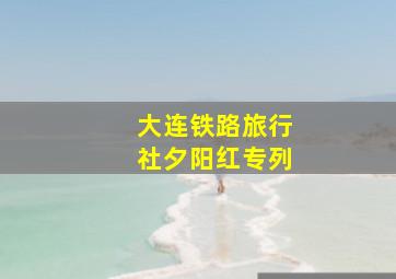 大连铁路旅行社夕阳红专列