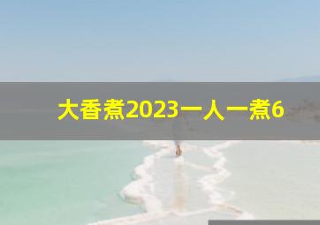 大香煮2023一人一煮6