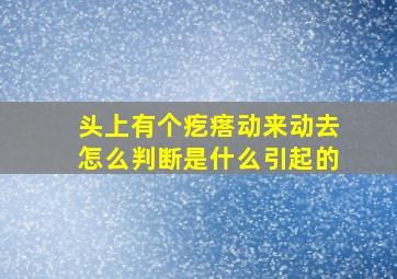 头上有个疙瘩动来动去怎么判断是什么引起的