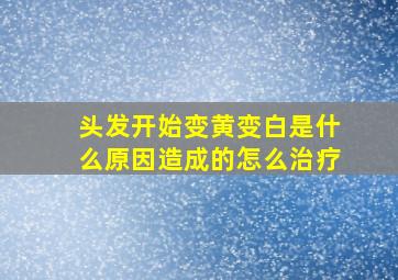 头发开始变黄变白是什么原因造成的怎么治疗