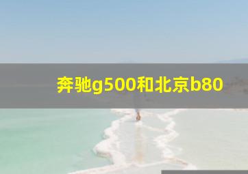 奔驰g500和北京b80