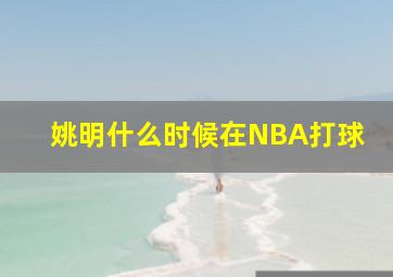 姚明什么时候在NBA打球