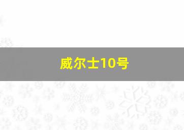 威尔士10号