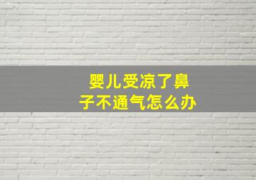 婴儿受凉了鼻子不通气怎么办