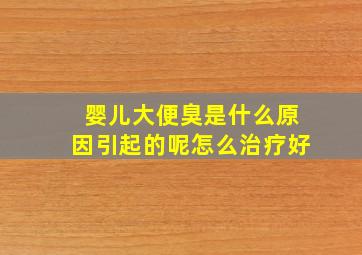 婴儿大便臭是什么原因引起的呢怎么治疗好