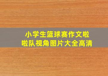 小学生篮球赛作文啦啦队视角图片大全高清