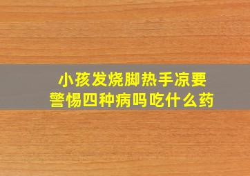 小孩发烧脚热手凉要警惕四种病吗吃什么药