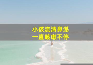 小孩流清鼻涕一直咳嗽不停