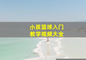 小孩篮球入门教学视频大全