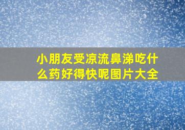 小朋友受凉流鼻涕吃什么药好得快呢图片大全