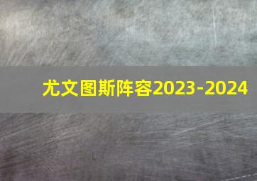 尤文图斯阵容2023-2024