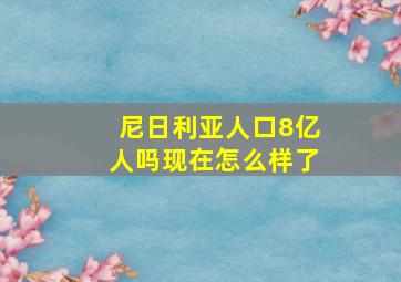 尼日利亚人口8亿人吗现在怎么样了