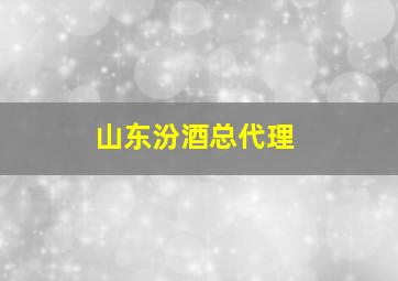 山东汾酒总代理