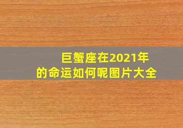 巨蟹座在2021年的命运如何呢图片大全