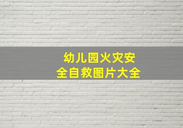 幼儿园火灾安全自救图片大全