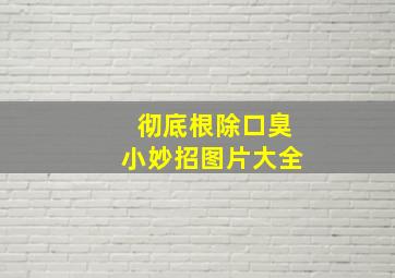 彻底根除口臭小妙招图片大全