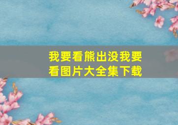 我要看熊出没我要看图片大全集下载