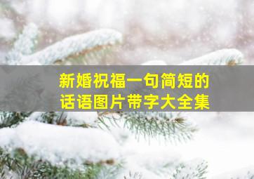 新婚祝福一句简短的话语图片带字大全集