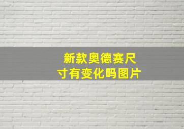 新款奥德赛尺寸有变化吗图片