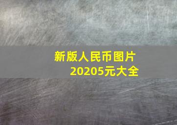 新版人民币图片20205元大全