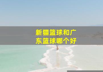 新疆篮球和广东篮球哪个好