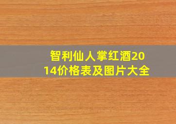 智利仙人掌红酒2014价格表及图片大全