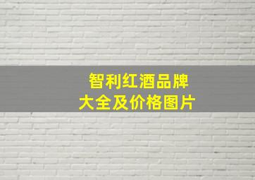 智利红酒品牌大全及价格图片