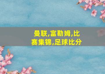 曼联,富勒姆,比赛集锦,足球比分