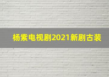 杨紫电视剧2021新剧古装