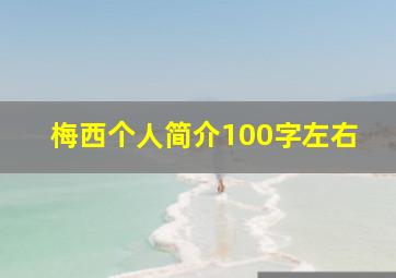 梅西个人简介100字左右