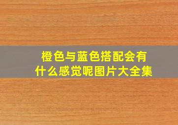 橙色与蓝色搭配会有什么感觉呢图片大全集