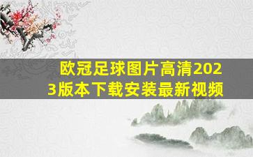 欧冠足球图片高清2023版本下载安装最新视频