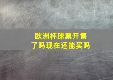 欧洲杯球票开售了吗现在还能买吗