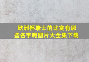 欧洲杯瑞士的比赛有哪些名字呢图片大全集下载