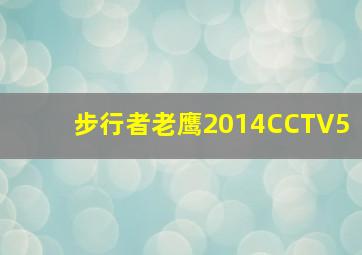 步行者老鹰2014CCTV5