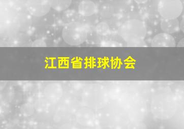 江西省排球协会