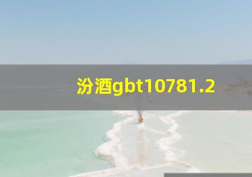 汾酒gbt10781.2