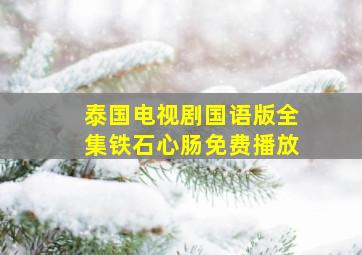 泰国电视剧国语版全集铁石心肠免费播放