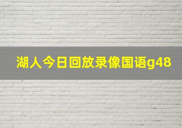 湖人今日回放录像国语g48