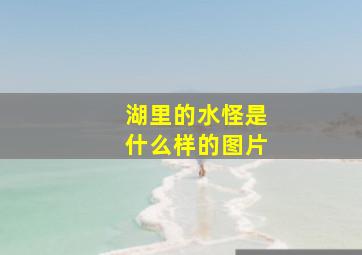 湖里的水怪是什么样的图片