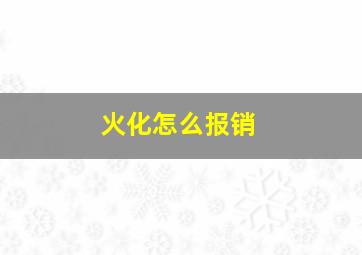 火化怎么报销