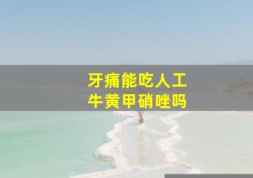 牙痛能吃人工牛黄甲硝唑吗