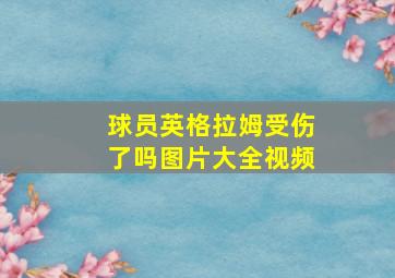 球员英格拉姆受伤了吗图片大全视频