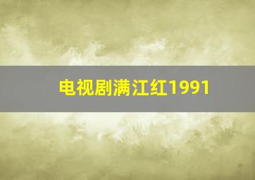 电视剧满江红1991