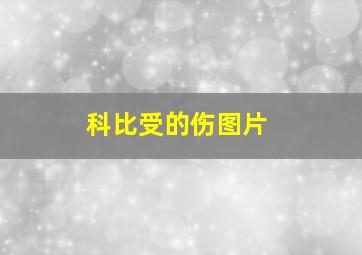 科比受的伤图片