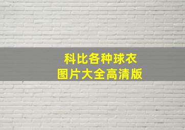 科比各种球衣图片大全高清版