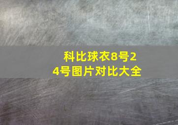 科比球衣8号24号图片对比大全