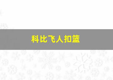 科比飞人扣篮