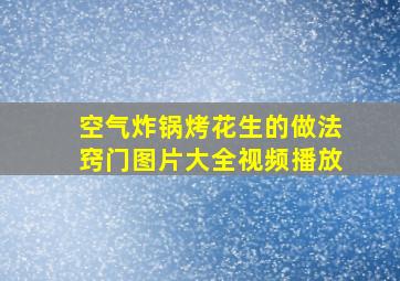 空气炸锅烤花生的做法窍门图片大全视频播放