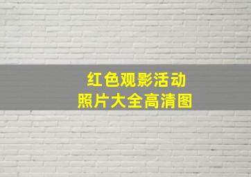 红色观影活动照片大全高清图